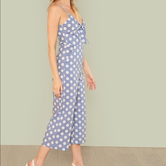 Polka Dot Jumpsuit - Picture 3 of 4